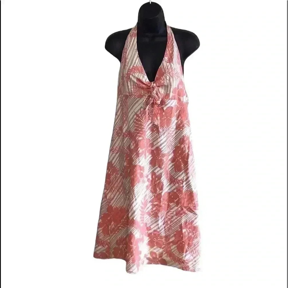 Gap Floral Halter Dress Size 14